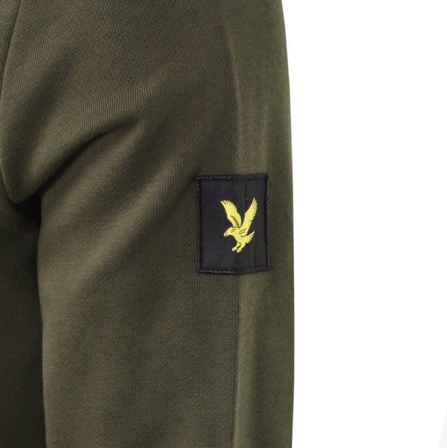 Alternative Image for ProductLyle And Scott Funnel Neck Knit Jumper Khaki3